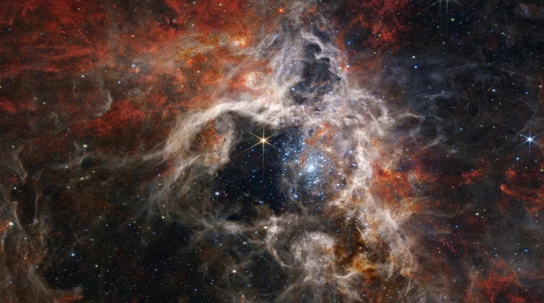 Το διαστημικό τηλεσκόπιο James Webb κατέγραψε το νεφέλωμα Ταραντούλα
