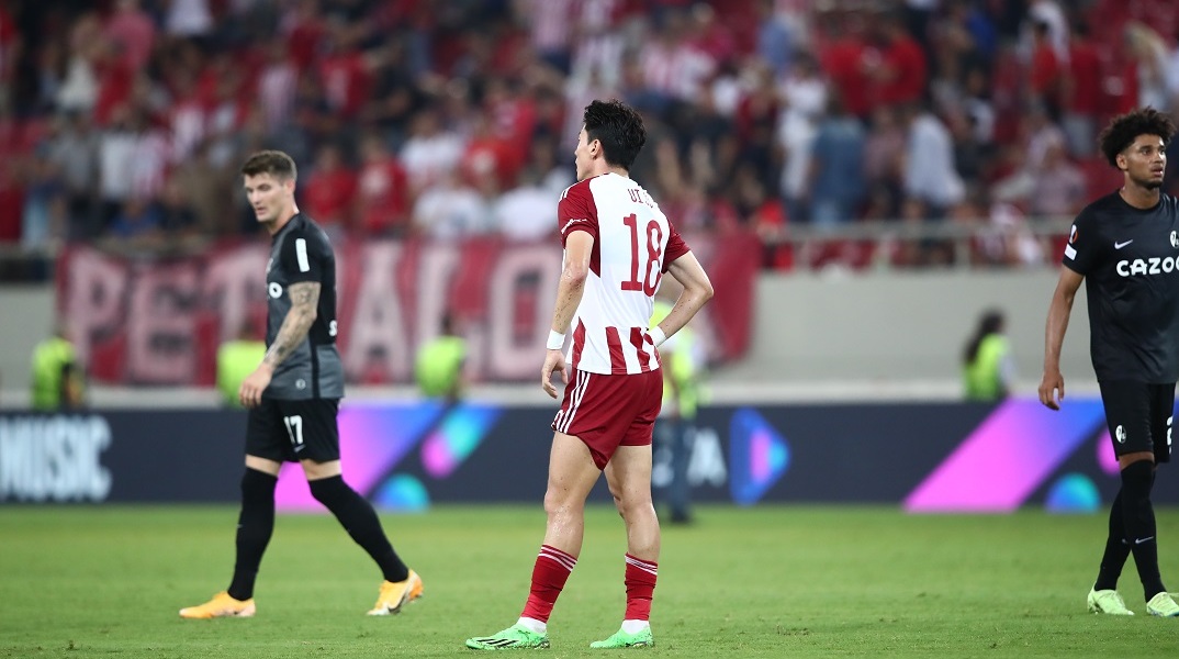 Απογοητευτικός ο Ολυμπιακός στον αγώνα με τη Φράιμπουργκ για το Europa League