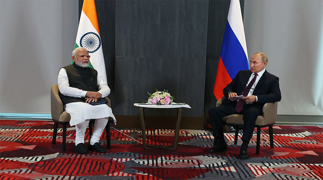 Βλαντίμιρ Πούτιν και Ναρέντρα Μόντι