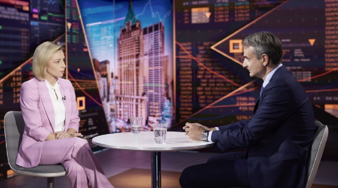 Μητσοτάκης στο Bloomberg: Δεν μπορεί να γίνει ανεκτή η αμφισβήτηση της ελληνικής κυριαρχίας (video)