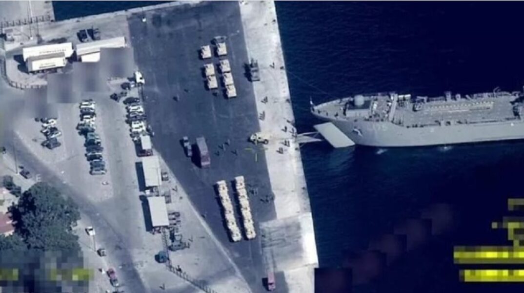 Πλάνο που σύμφωνα με το τουρκικό πρακτορείο ειδήσεων, Anadolu, προέρχεται από τουρκικό μη επανδρωμένο αεροσκάφος