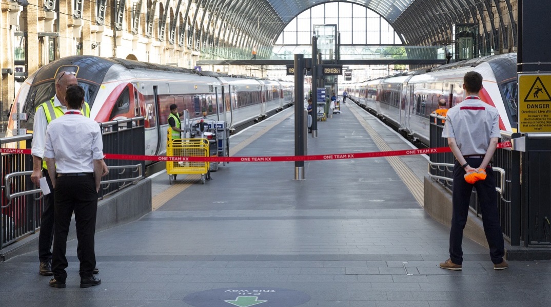 Παραλύει σήμερα το σιδηροδρομικό δίκτυο της Βρετανίας λόγω απεργίας