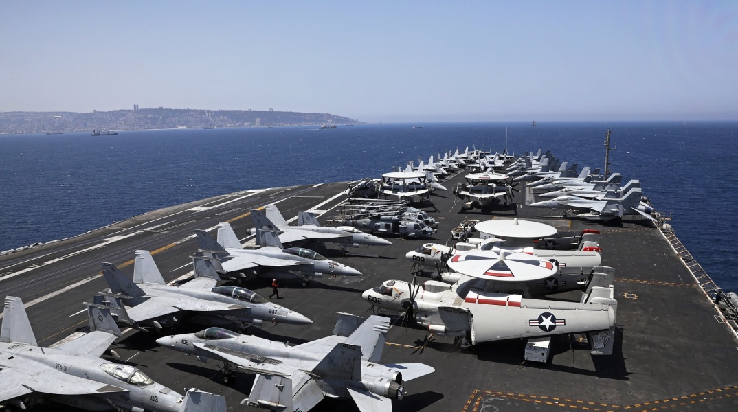 Έφτασε στην Ελλάδα το «George H.W. Bush» - Το αμερικανικό αεροπλανοφόρο θα παραμείνει στη νατοϊκή βάση στο Μαράθι της Σούδας μέχρι τις 10 Οκτωβρίου.