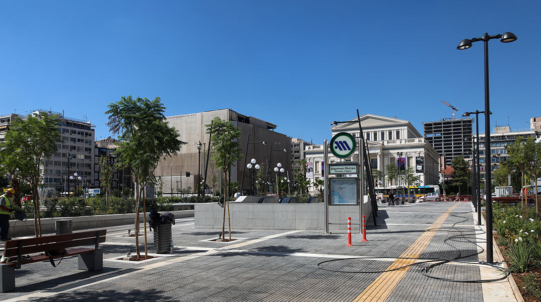 Ο σταθμός Μετρό «Δημοτικό Θέατρο» στον Πειραιά