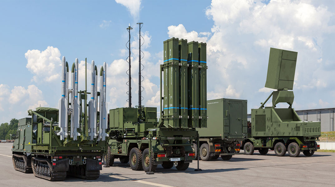 Το γερμανικό αντιαεροπορικό σύστημα πυραύλων IRIS-T SLM