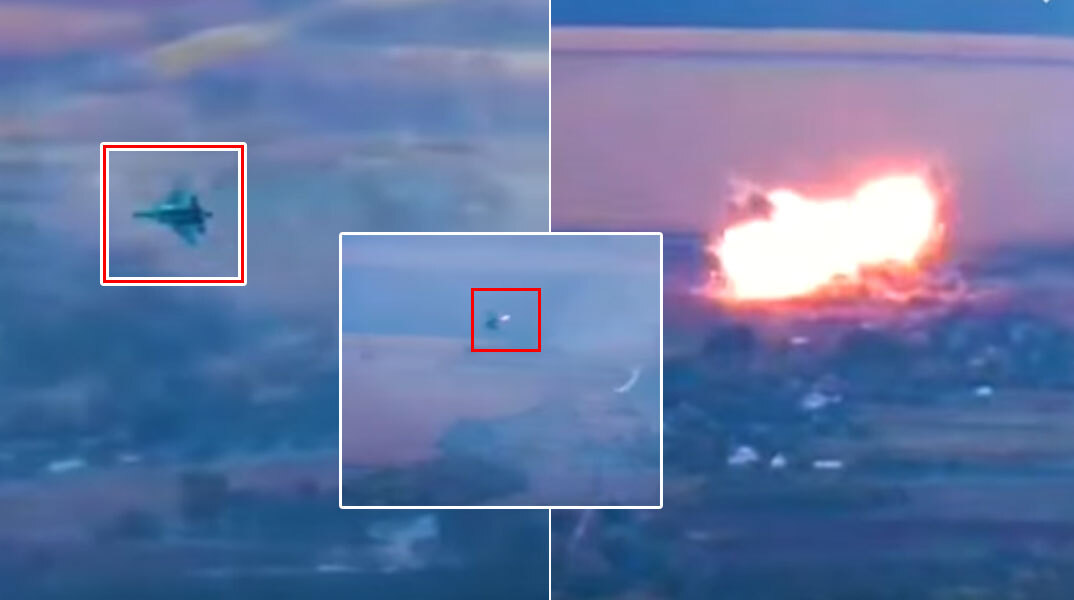 Ουκρανοί καταρρίπτουν ρωσικό μαχητικό