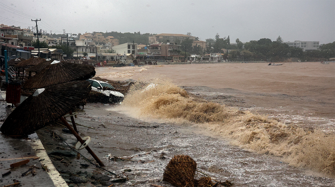 Μεγάλες καταστροφές προκάλεσε η κακοκαιρία στην Κρήτη