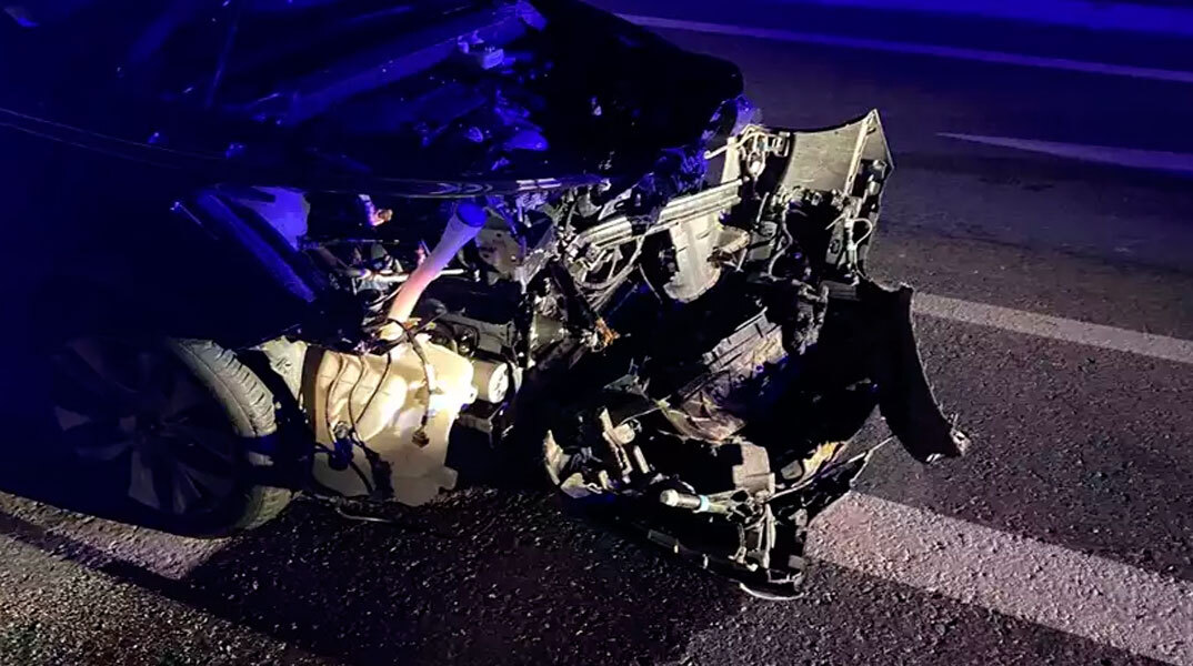 Το αυτοκίνητο του δημάρχου Σπάρτης έχει υποστεί ζημιές μετά το τροχαίο με το αγριογούρουνο