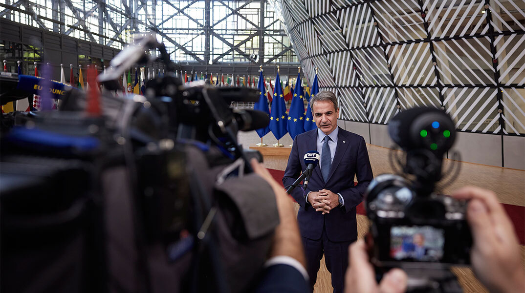 Ο Κυριάκος Μητσοτάκης στη σύνοδο του Ευρωπαϊκού Συμβουλίου
