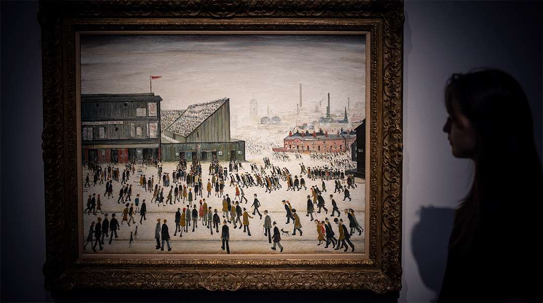 Ο πίνακας «Going to the Match»