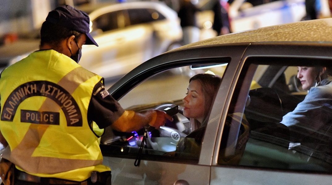 Το 10,36% των Ελλήνων οδηγών πάνω από το όριο αλκοόλ την ευρωπαϊκή νύχτα χωρίς ατυχήματα