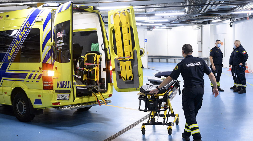 Ασθενοφόρο στην Ελβετία