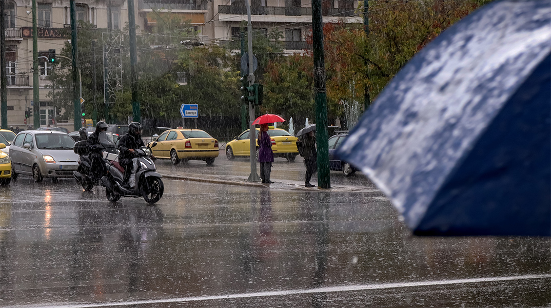 Βροχή στην Αθήνα