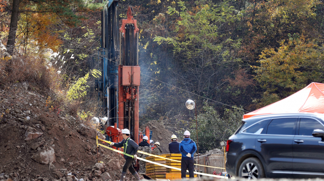 Μεταλλωρύχοι στη Νότια Κορέα