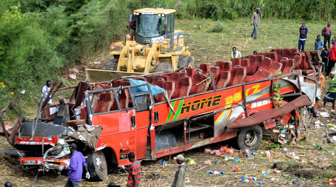 Τροχαίο δυστύχημα με λεωφορείο στην Αφρική
