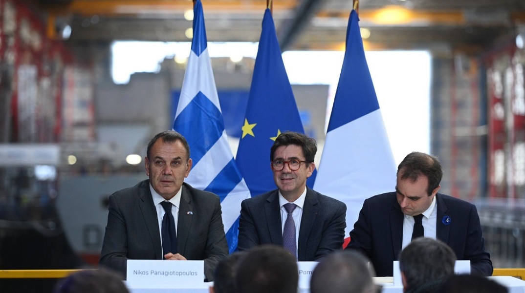 Ν. Παναγιωτόπουλος: Ισχυρή η θέληση Γαλλίας και Ελλάδας για σταθερότητα και ευημερία στην Αν. Μεσόγειο - Ορόσημο η καθέλκυση της πρώτης φρεγάτας FD1 FR1	