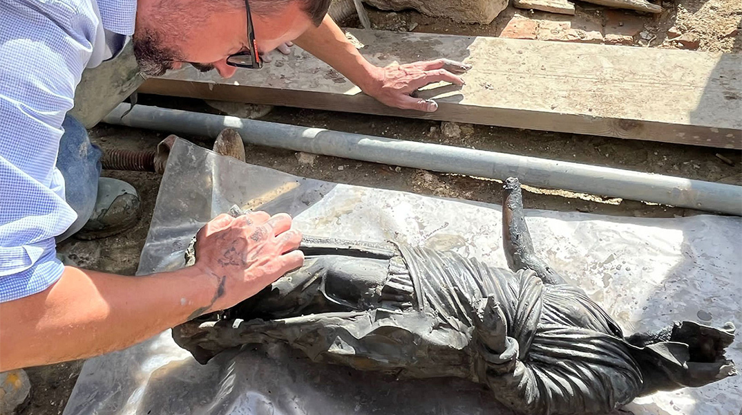 Ανακαλύφθηκαν χάλκινα αγάλματα στην Τοσκάνη