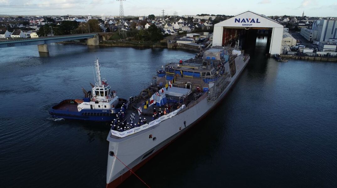 Naval Group: Καθελκύστηκε η πρώτη φρεγάτα FDI για το Γαλλικό Ναυτικό (video)