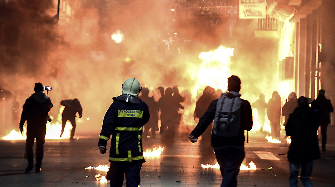 Επεισόδια στην Πάτρα (Φωτογραφία αρχείου)