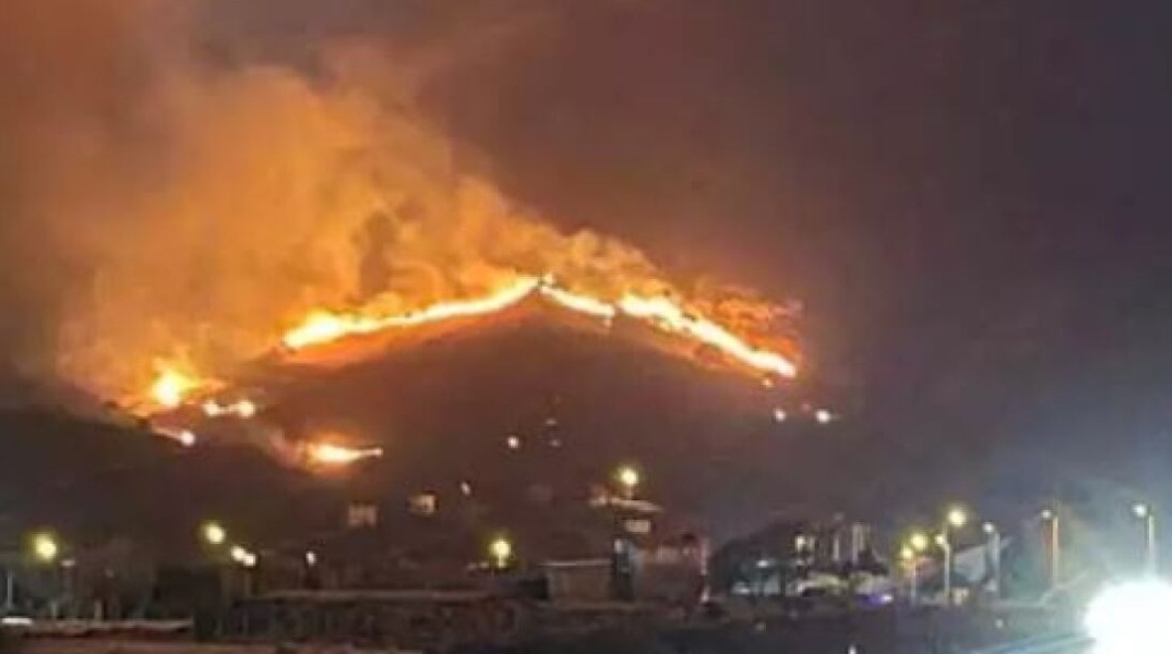 Μεγάλη πυρκαγιά τώρα στην Ίμβρο (βίντεο)