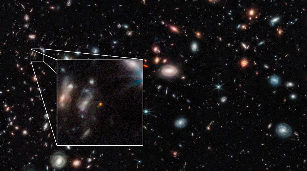Το διαστημικό τηλεσκόπιο James Webb κατέγραψε δύο από τους πιο μακρινούς και φωτεινούς γαλαξίες του σύμπαντος
