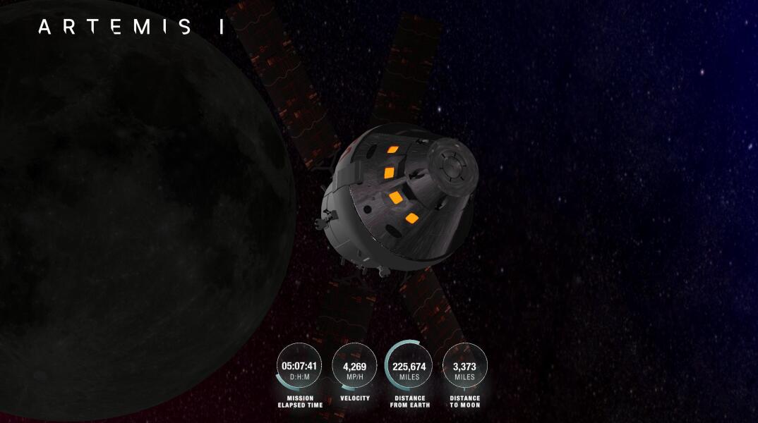 To σκάφος της αποστολής Artemis I έβγαλε σέλφι στη Σελήνη (βίντεο)