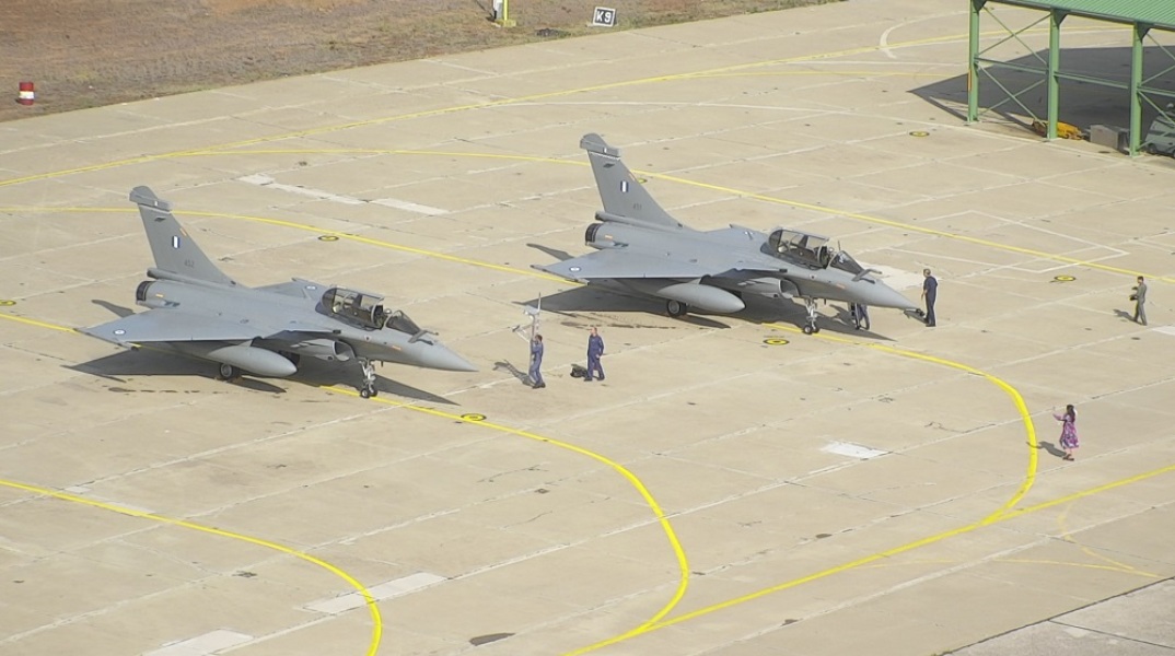 Tα δυο νέα Rafale της Πολεμικής Αεροπορίας έφτασαν στην Τανάγρα (βίντεο)
