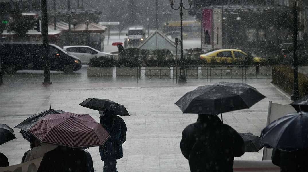 Βροχή στην Αθήνα