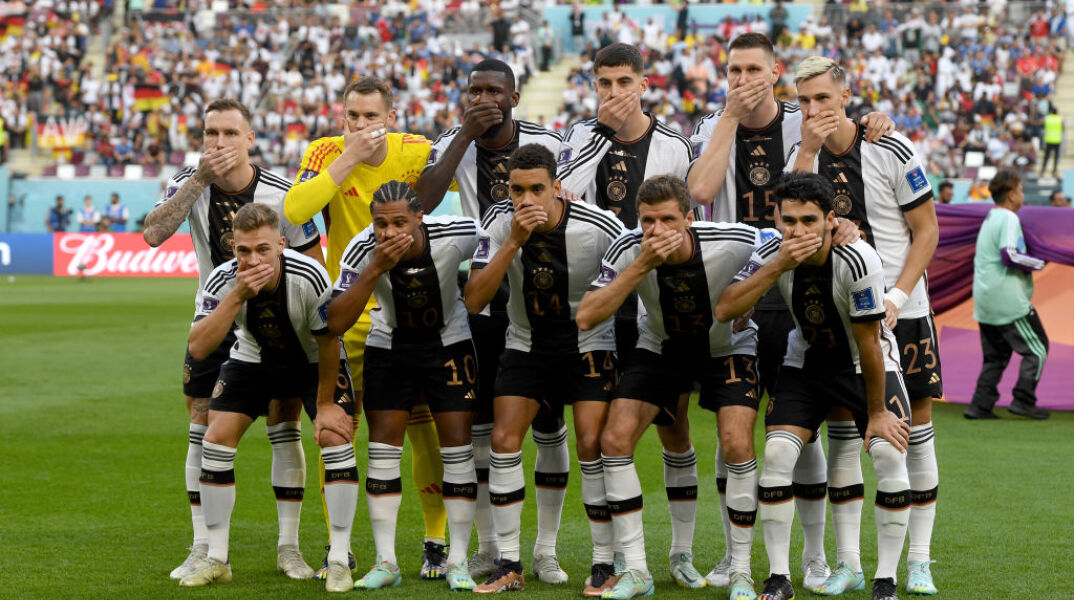 Γερμανών: Έκλεισαν τα στόματα σε ένδειξη διαμαρτυρίας!