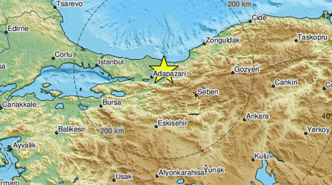 Σεισμός 5,9 Ρίχτερ στην Τουρκία