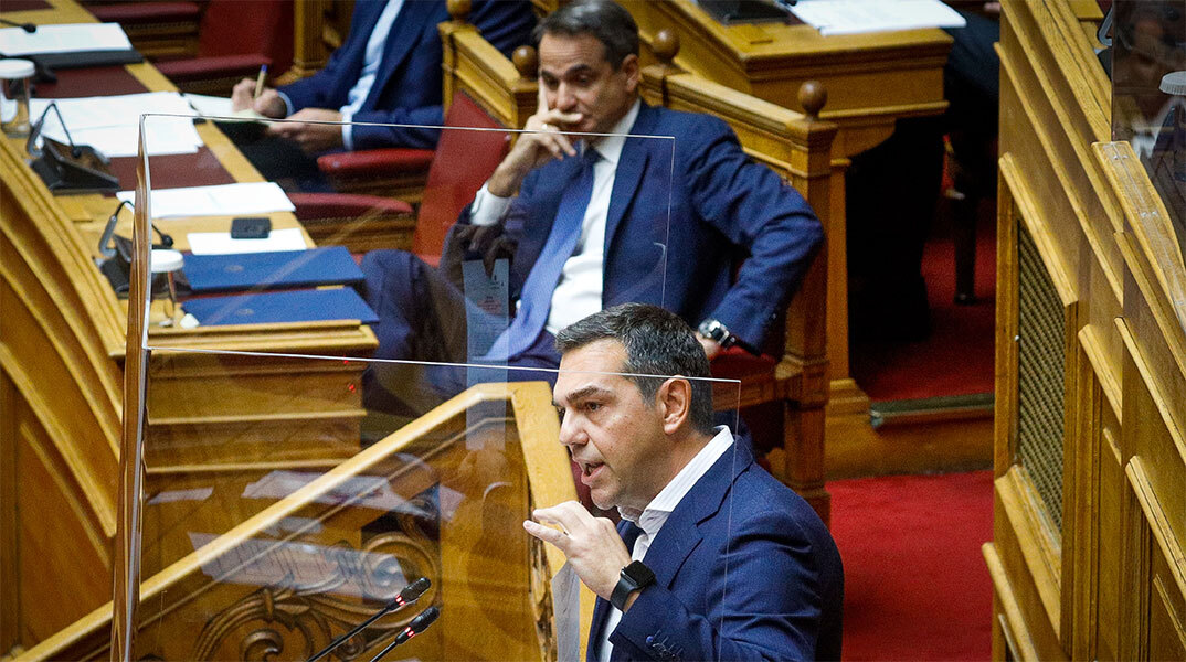 Κυριάκος Μητσοτάκης και Αλέξης Τσίπρας