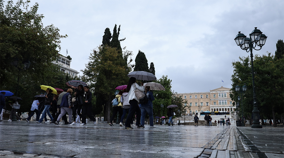 Βροχή στην Αθήνα