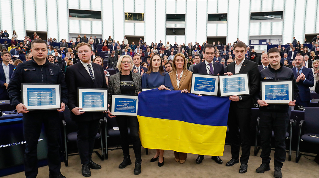 Το βραβείο Ζαχάρωφ στον λαό της Ουκρανίας