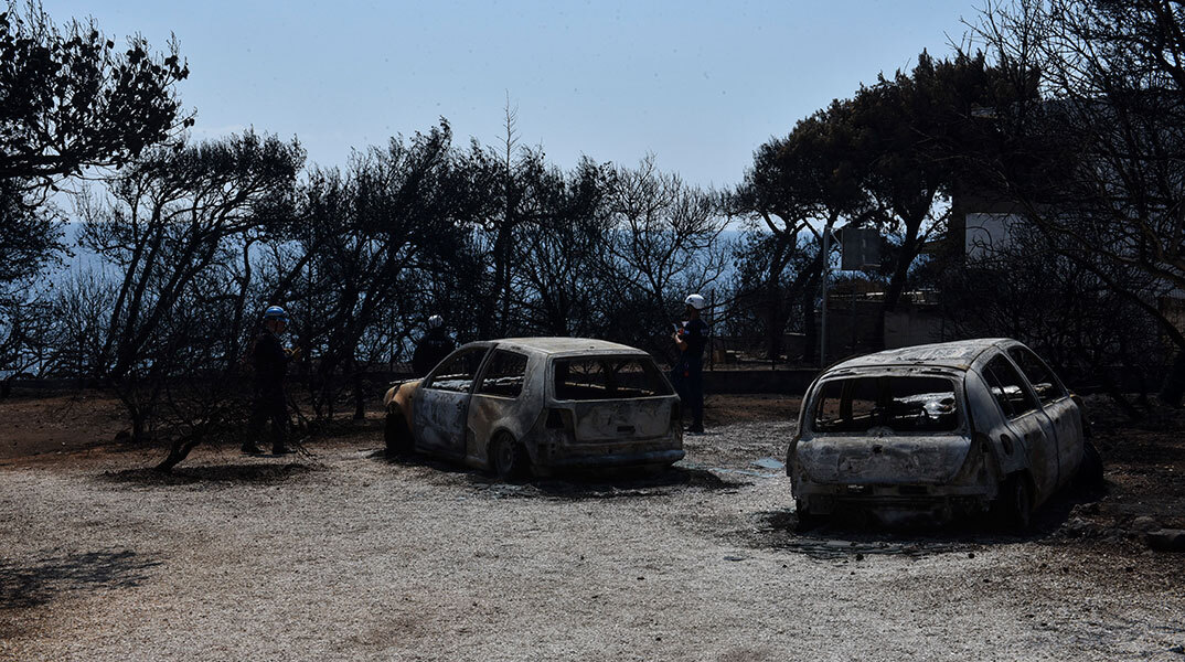 Το οικόπεδο Φράγκου στο Μάτι όπου βρέθηκαν οι 26 νεκροί μετά τη φονική φωτιά