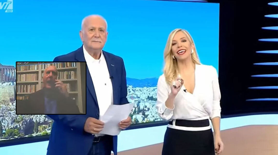 Ο Γιώργος Παπαδάκης βγήκε με skype στην εκπομπή «Καλημέρα Ελλάδα», καθώς παραμένει θετικός στον κορωνοϊό