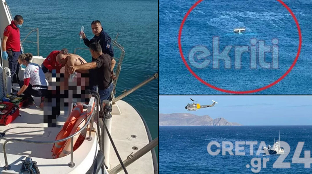 Στη θάλασσα έπεσε μονοκινητήριο αεροσκάφος στην Κρήτη