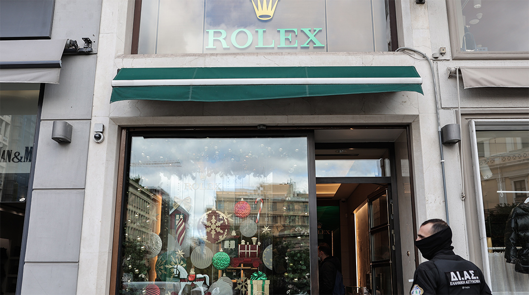 Ένοπλη ληστεία στο κατάστημα της Rolex