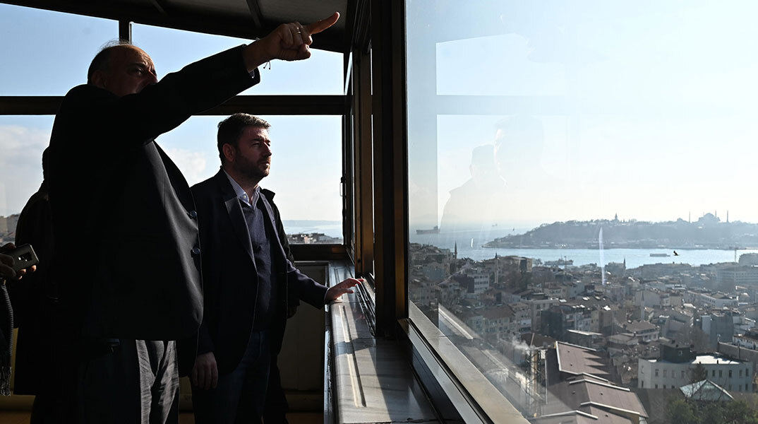 Ο Νίκος Ανδρουλάκης στην Κωνσταντινούπολη Ο Νίκος Ανδρουλάκης στην Κωνσταντινούπολη
