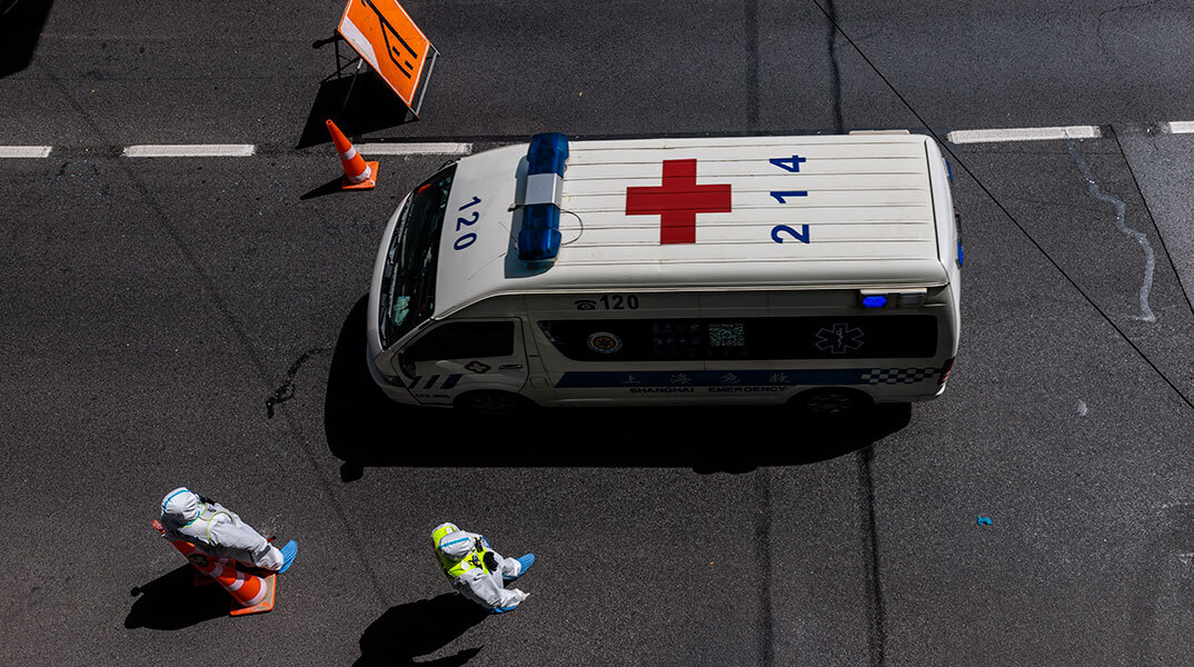 Ασθενοφόρο στην Κίνα