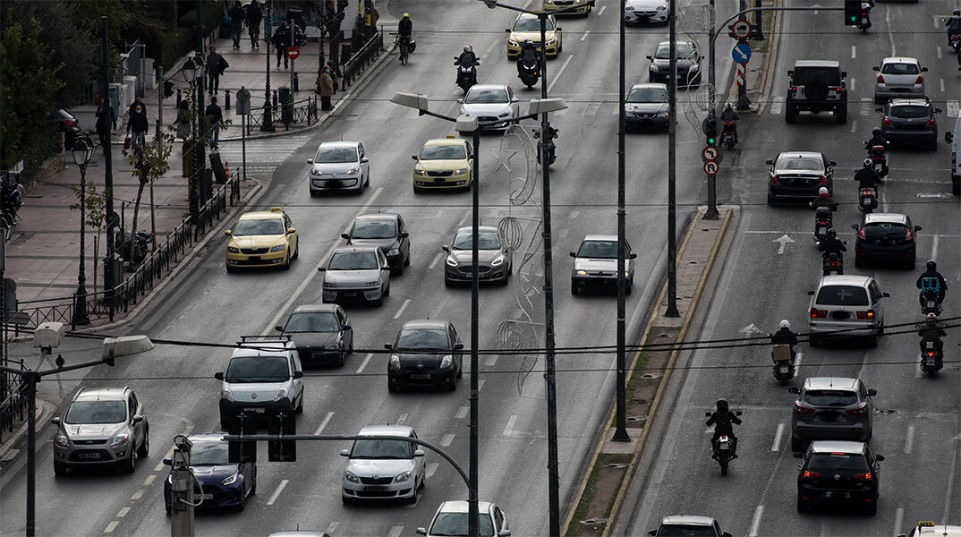 Κίνηση στους δρόμους της Αθήνας