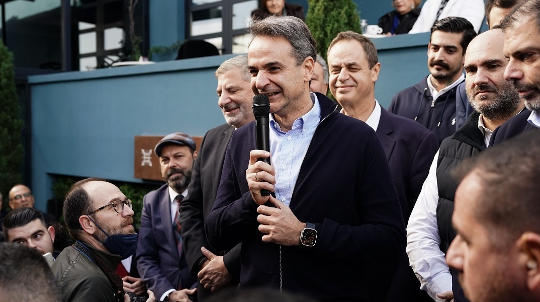 Κυριάκος Μητσοτάκης από Κορυδαλλό: Στόχος της δεύτερης τετραετίας η αύξηση των μισθών