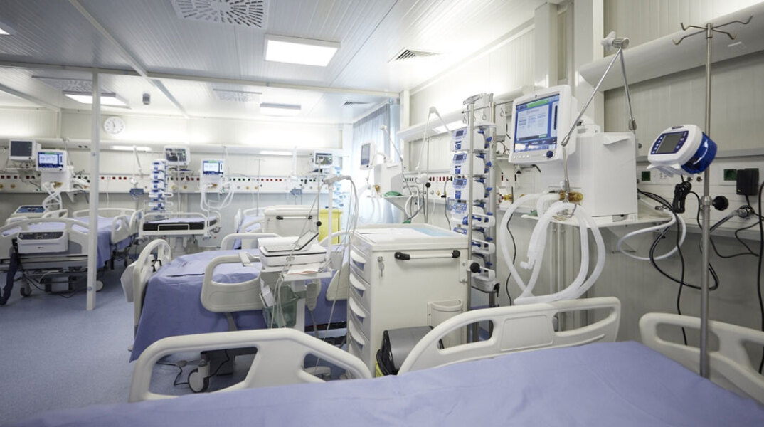 Κρεβάτια ΜΕΘ σε νοσοκομείο