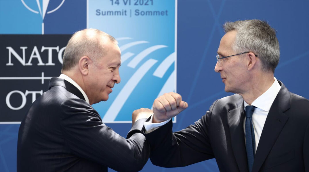 Ρετζέπ Ταγίπ Ερντογάν και Γενς Στόλτενμπεργκ