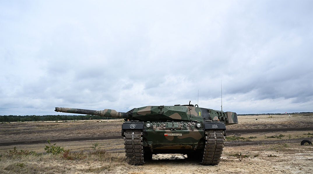 Τα γερμανικό τανκ τύπου Leopard