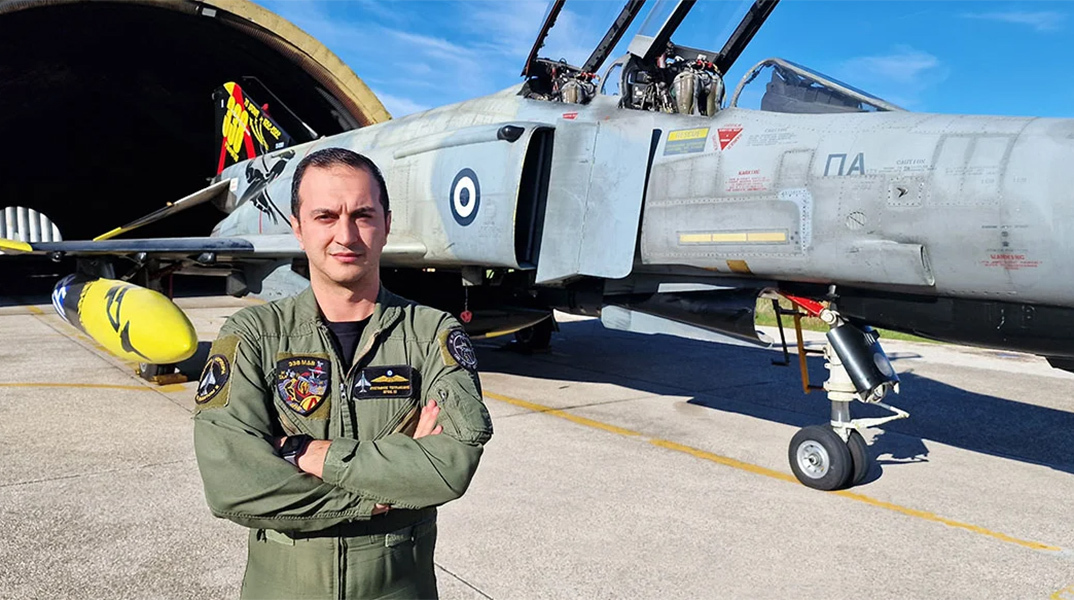 Ο 31χρονος Ευστάθιος Τσιτλακίδης, πιλότος του μοιραίου Phantom F4 στην Ανδραβίδα