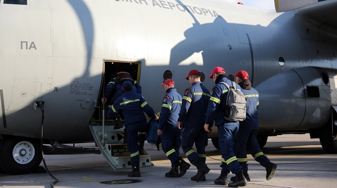 Σεισμός στην Τουρκία: Επιστρέφει στην Ελευσίνα λόγω βλάβης το C-130