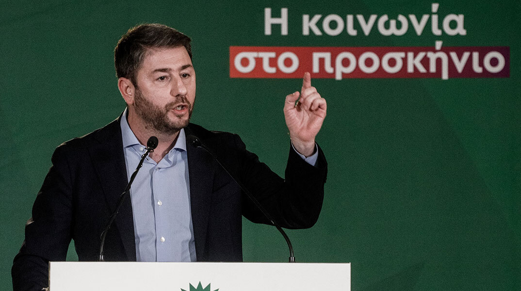 Ο Νίκος Ανδρουλάκης σε ομιλία του στο Μενίδι