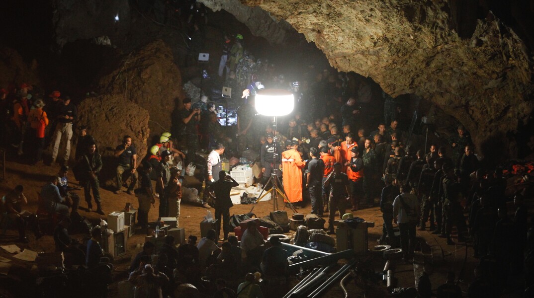 Επιχείρηση διάσωσης των παιδιών που παγιδεύτηκαν στο σπήλαιο στην Ταϊλάνδη