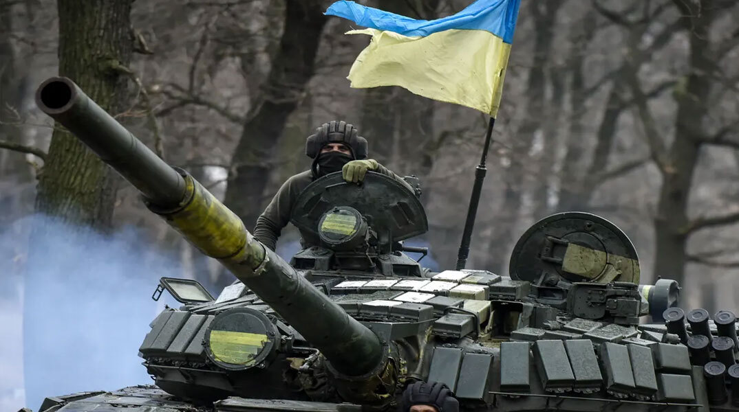 Ουκρανικό τανκ στο Ντονέτσκ