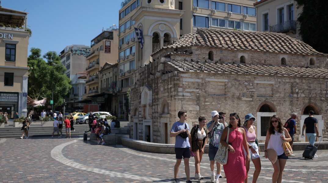 Τουρίστες στην Αθήνα